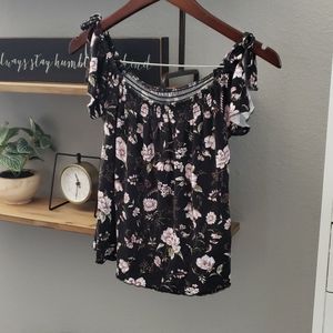 Black Off The Shoulder Top